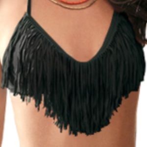 L* Space Fringe bikini top. NWT